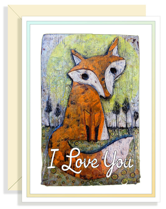 Fox One Greeting Card