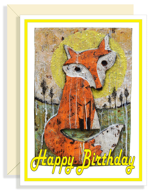 Fox Two Greeting Card