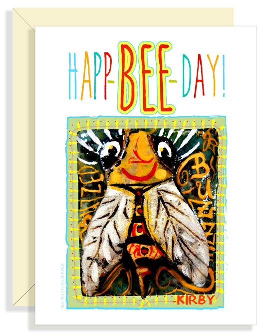 HAPP BEE DAY Greeting Card