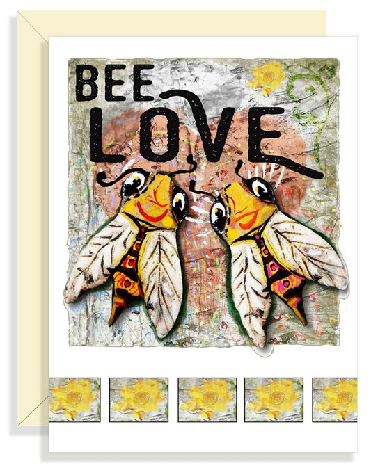 Bee Love Greeting Card