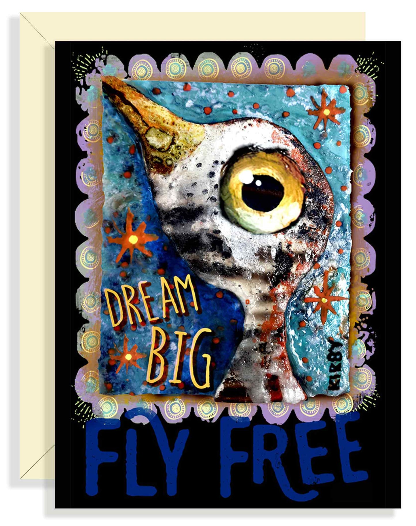 Dream Big Fly Free Greeting Card