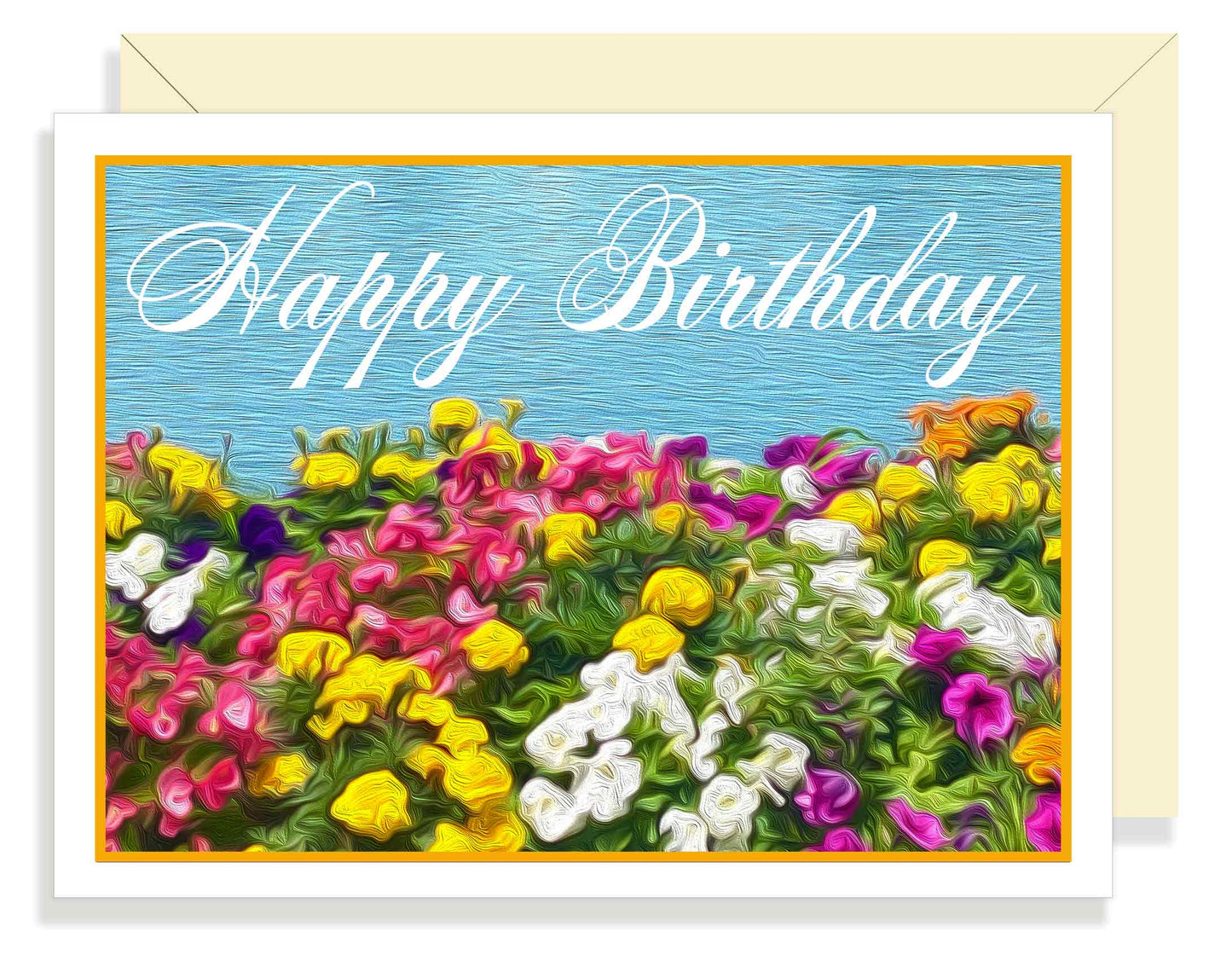 Happy Birthday Garden Greeting Card